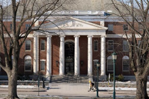 Building on college campus
